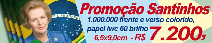 Promoção de Santinhos