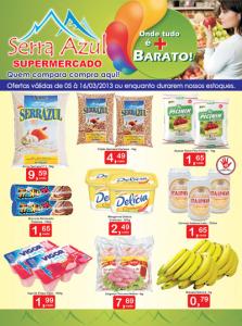Drogarias e Farmácias - 02 Panfleto Supermercados Serra Azul 28 02 2013 - 02-Panfleto-Supermercados-Serra-Azul-28-02-2013.jpg