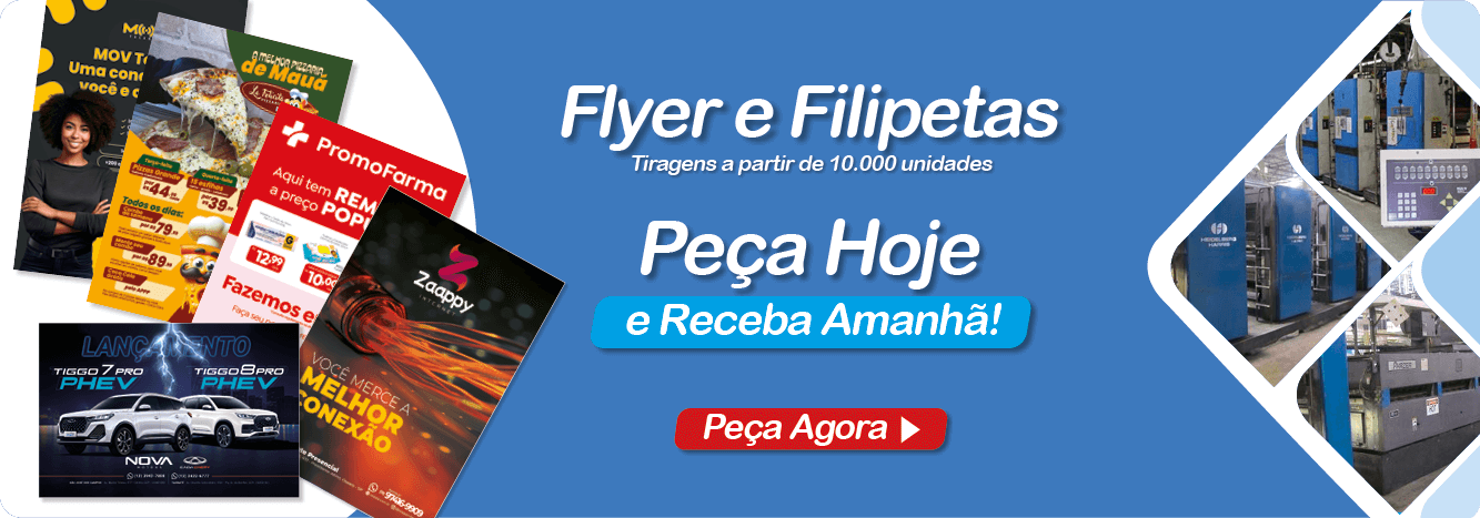 filipetas impressos alta qualidade