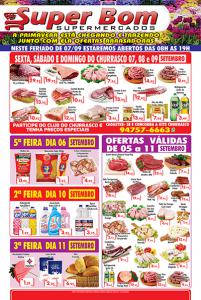 02 Folheto Panfleto Supermercados Super Bom 03 09 20187 | Gráfica Rotativa