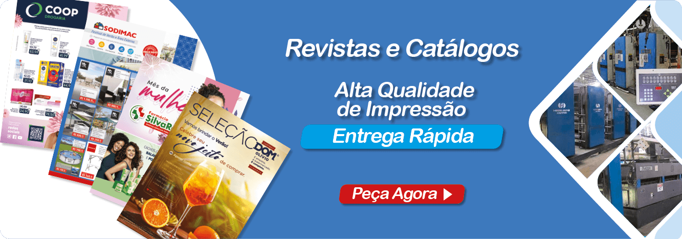 revistas impressos alta qualidade
